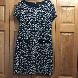 Stunning Black and White Dress